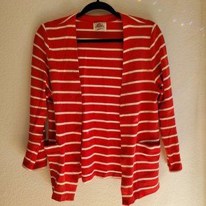 Vintage Red Striped Blazer